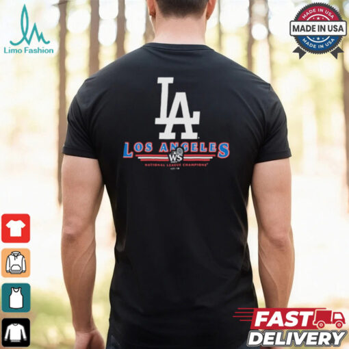 Los Angeles Dodgers 2024 National League Champions Cropped Boxy T Shirt