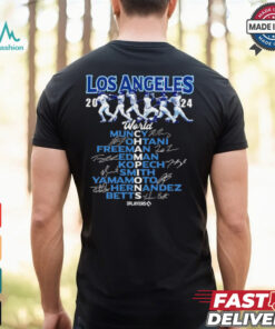 Los Angeles Dodgers 2024 World Series Champions Player Graphic T Shirt