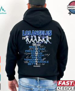 Los Angeles Dodgers 2024 World Series Champions Player Graphic T Shirt