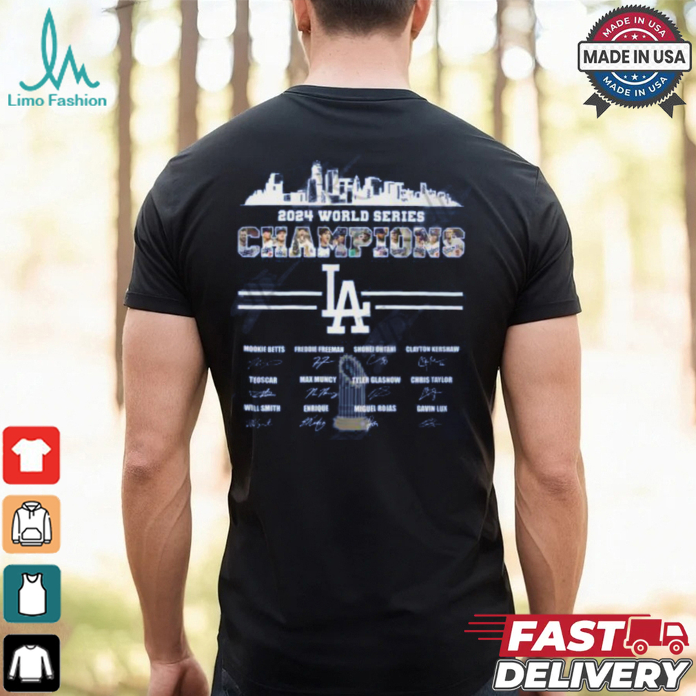 Los Angeles Dodgers 2024 World Series Champions T Shirt Los Angeles Dodgers 2024 World Series Champions T Shirt