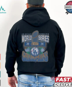 Los Angeles Dodgers '47 Royal 2024 World Series Champions Trophy T Shirt