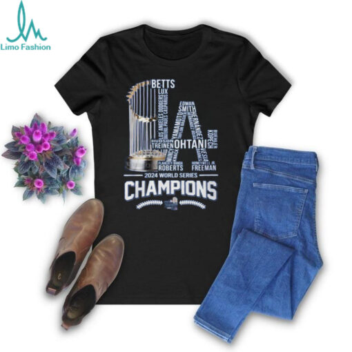 Los Angeles Dodgers Best LA 2024 World Series Champs Fan T Shirt