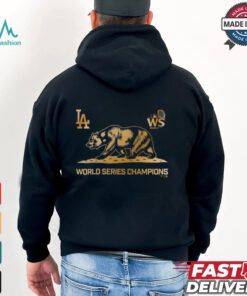 Los Angeles Dodgers Fanatics 2024 World Series Champions Fanatics Exclusive Cali Bear T Shirt
