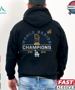 Los Angeles Dodgers Fanatics 2024 World Series Champions Tri Blend T Shirt