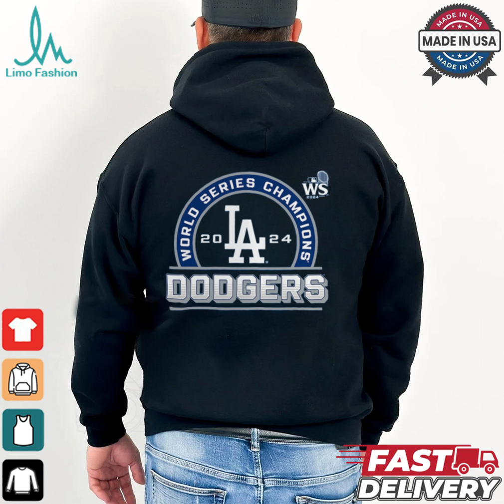 Los Angeles Dodgers Fanatics Royal 2024 World Series Champions Logo Roster T Shirt Los Angeles Dodgers Fanatics Royal 2024 World Series Champions Logo Roster T Shirt