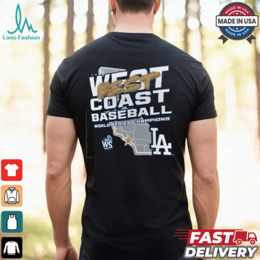 Los Angeles Dodgers Fanatics Women’s 2024 World Series Champions Shut Out T Shirt