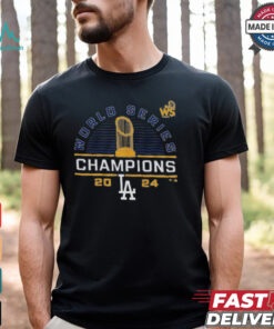 Los Angeles Dodgers Fanatics Youth 2024 World Series Champions Wild Pitch T Shirt