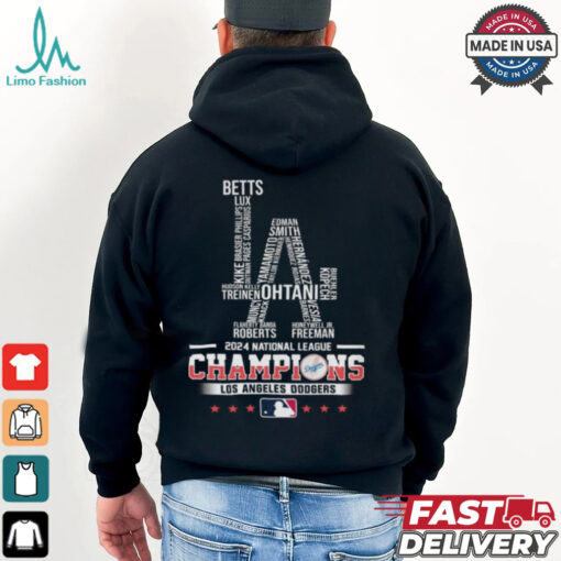 Los Angeles Dodgers LA Champs National League Champions 2024 T Shirt