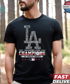 Los Angeles Dodgers LA Champs National League Champions 2024 T Shirt