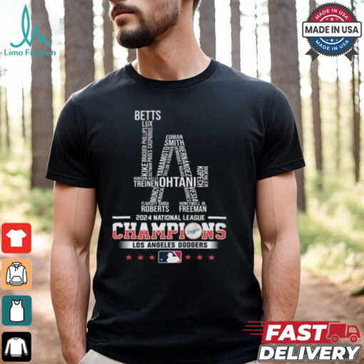 Los Angeles Dodgers LA Champs National League Champions 2024 T Shirt