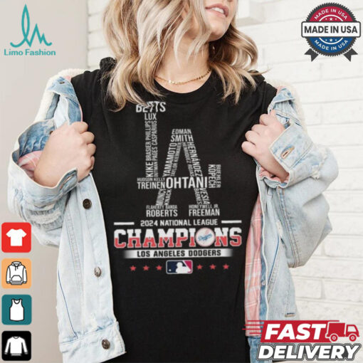 Los Angeles Dodgers LA Champs National League Champions 2024 T Shirt