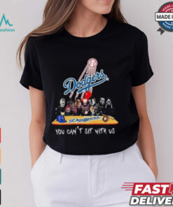 Los Angeles Dodgers MLB Horror Movies Halloween You Can’t Sit With Us 2024 Shirt