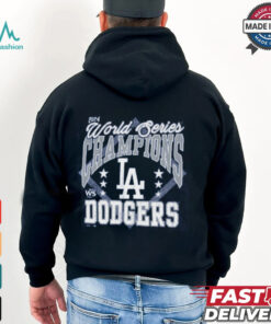 Los Angeles Dodgers Majestic Threads Royal 2024 World Series Champions T Shirt