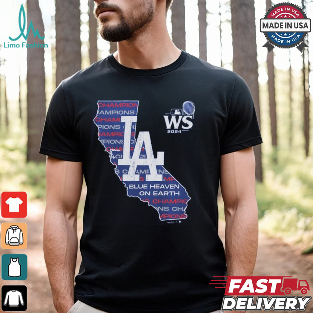 Los Angeles Dodgers Majestic Threads Women's 2024 World Series Champions Off Shoulder Shirt Los Angeles Dodgers Majestic Threads Women's 2024 World Series Champions Off Shoulder Shirt