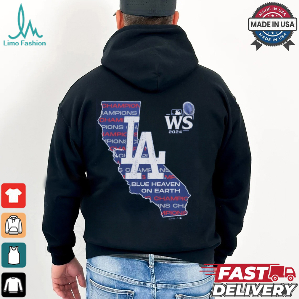 Los Angeles Dodgers Majestic Threads Women's 2024 World Series Champions Off Shoulder Shirt Los Angeles Dodgers Majestic Threads Women's 2024 World Series Champions Off Shoulder Shirt
