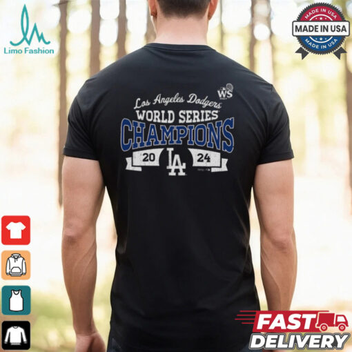Los Angeles Dodgers Majestic Threads Women’s 2024 World Series Champions T Shirt