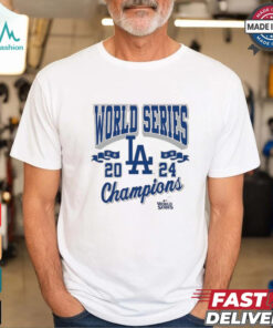 Los Angeles Dodgers Mitchell & Ness Cream 2024 World Series Champions Shirt