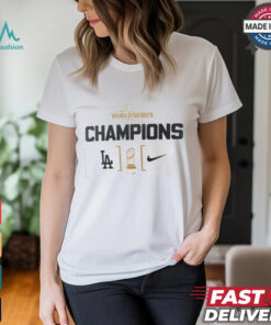 Los Angeles Dodgers Nike 2024 World Series Champions Trophy T Shirt