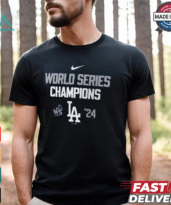 Los Angeles Dodgers Nike Royal 2024 World Series Champions T Shirt