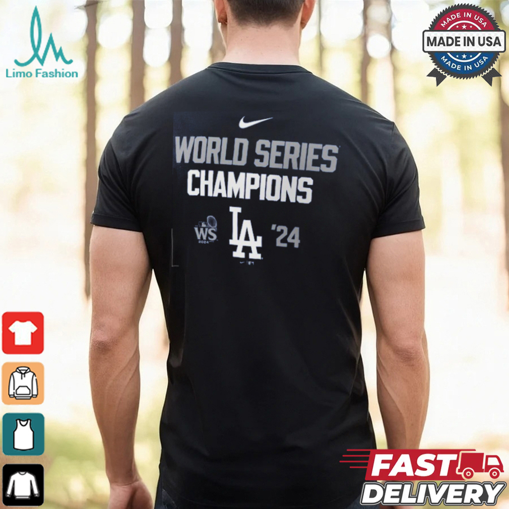 Los Angeles Dodgers Nike Royal 2024 World Series Champions T Shirt Los Angeles Dodgers Nike Royal 2024 World Series Champions T Shirt