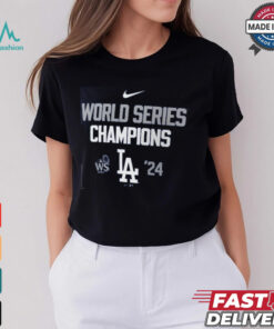 Los Angeles Dodgers Nike Royal 2024 World Series Champions T Shirt