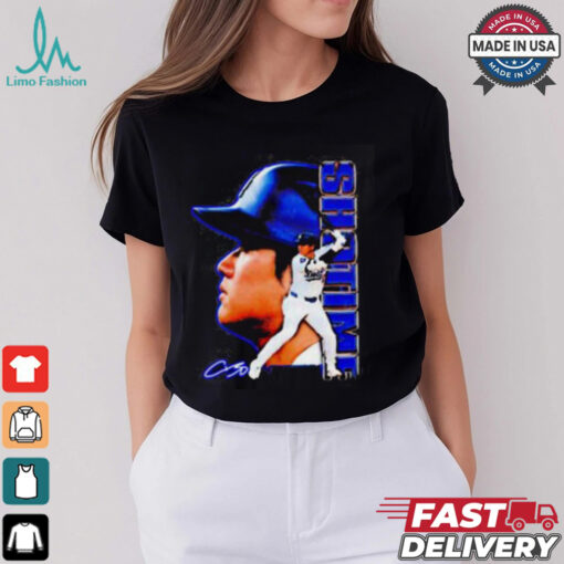 Los Angeles Dodgers Shohei Ohtani signature MLB shirt