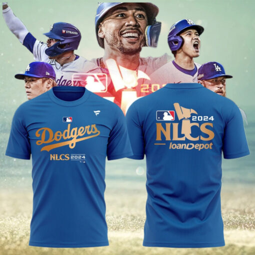 Los Angeles Dodgers TShirt, Limited Edition Los Angeles Dodgers 2024 National League Division Champions Blue Tee