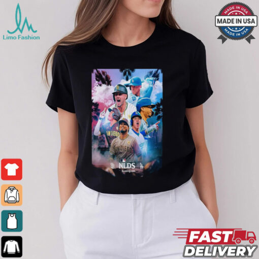 Los Angeles Dodgers Vs San Diego Padres Matchup In The National League Division Series NLDS MLB 2024 shirt