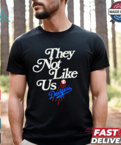 Los Angeles Dodgers they not like us we don’t give a fuck shirt