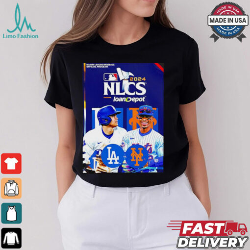 Los Angeles Dodgers vs. New York Mets 2024 NLCS poster shirt