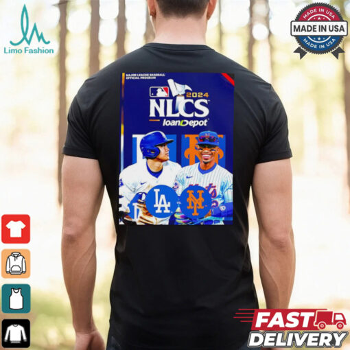 Los Angeles Dodgers vs. New York Mets 2024 NLCS poster shirt