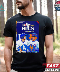 Los Angeles Dodgers vs. New York Mets 2024 NLCS poster shirt