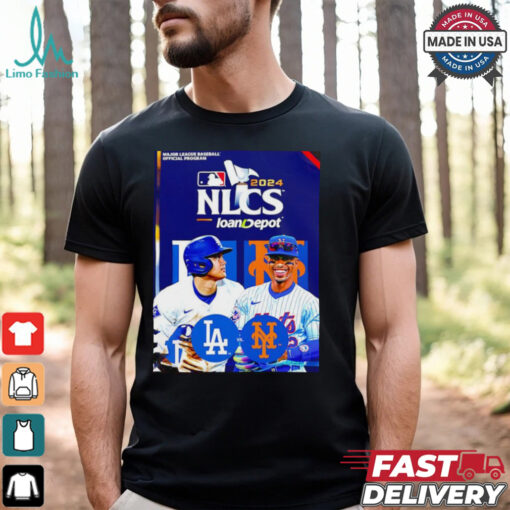 Los Angeles Dodgers vs. New York Mets 2024 NLCS poster shirt