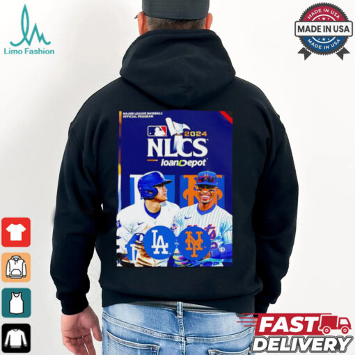 Los Angeles Dodgers vs. New York Mets 2024 NLCS poster shirt