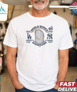 Los Angeles Dodgers vs. New York Yankees 2024 World Series Matchup Changeup Matchup T Shirt