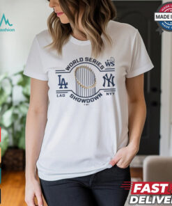 Los Angeles Dodgers vs. New York Yankees 2024 World Series Matchup Changeup Matchup T Shirt