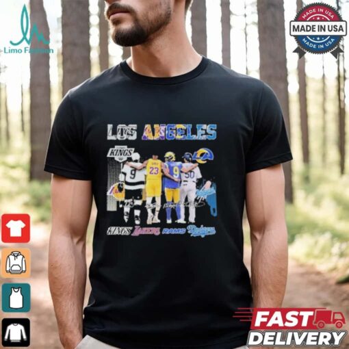 Los Angeles Kings LA Lakers LA Rams Los Angeles Dodgers 2024 T Shirt