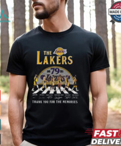 Los Angeles Lakers 79th Anniversary 1946 2025 Thank You For The Memories T Shirt