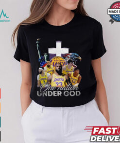 Los Angeles Lakers One Nation Under God Unisex T Shirt