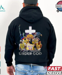 Los Angeles Lakers One Nation Under God Unisex T Shirt