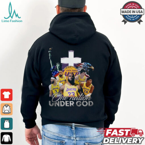 Los Angeles Lakers One Nation Under God Unisex T Shirt