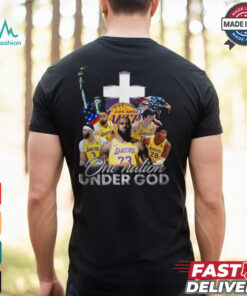 Los Angeles Lakers One Nation Under God Unisex T Shirt