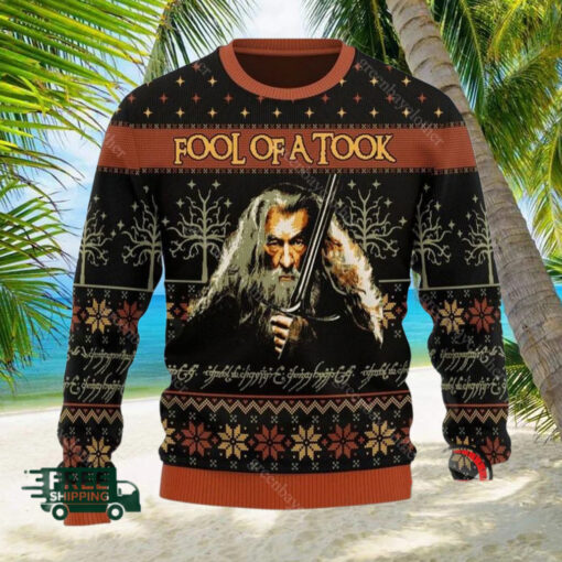 Lotr fool of a took ugly sweater