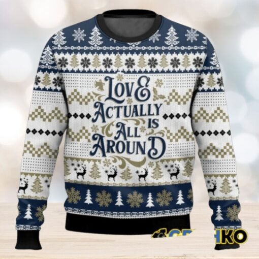 Love Actually is All Around Love Actually Ugly Sweater