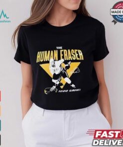 Luke Schenn Nashville Predators NHL The Human Eraser 1000 Game t shirt