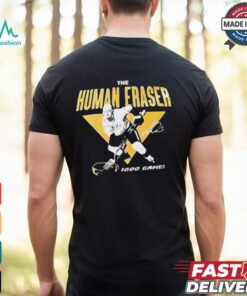 Luke Schenn Nashville Predators NHL The Human Eraser 1000 Game t shirt
