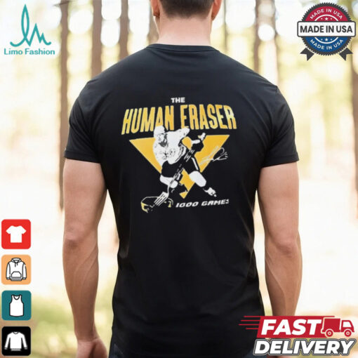 Luke Schenn Nashville Predators NHL The Human Eraser 1000 Game t shirt