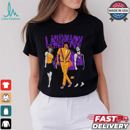 MJ Thriller x Lakeshow Los Angeles Lakers NBA Graphic 2024 t shirt