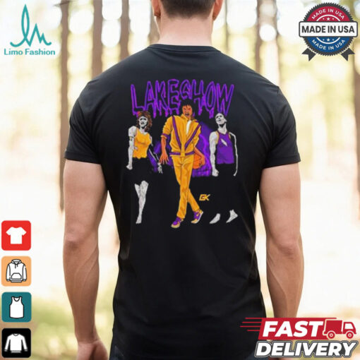 MJ Thriller x Lakeshow Los Angeles Lakers NBA Graphic 2024 t shirt