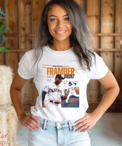 MLB 2024 American League Wild Card Houston Astros Framber Valdez Game One Starter signature t shirt